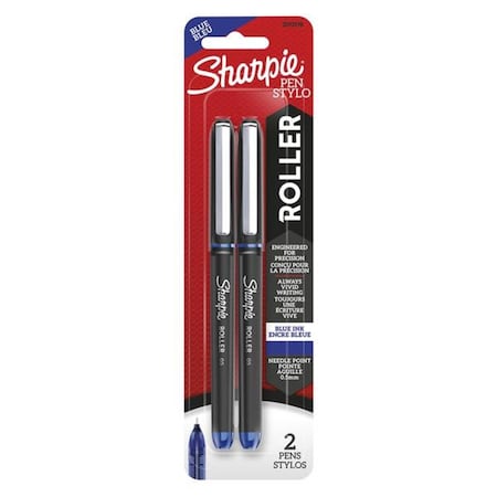 Workstationpro Sharpie Retractable Rollerball Pen, Blue, 12PK TH3305250